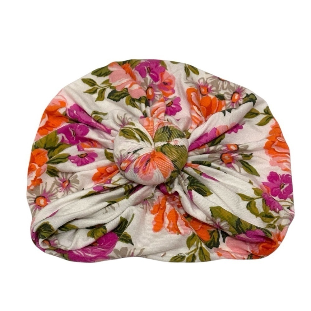 Angel Dear Bamboo Floral Baby Cap 6-12 Months